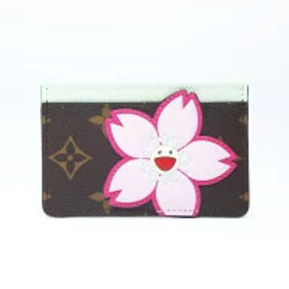 Louis Vuitton LV TM Card Case Wallet Porte Cartes Brown